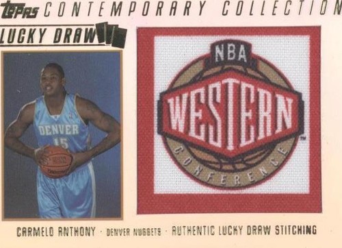 2003-04 Topps Chrome Refractor #113 Carmelo Anthony PSA 9 Mint