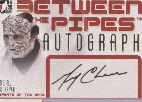 2006-07 In the Game Between the Pipes - Gerry Cheevers #A-GC