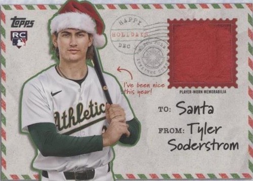 2024 Topps Holiday - Tyler Soderstrom #HRC-TS