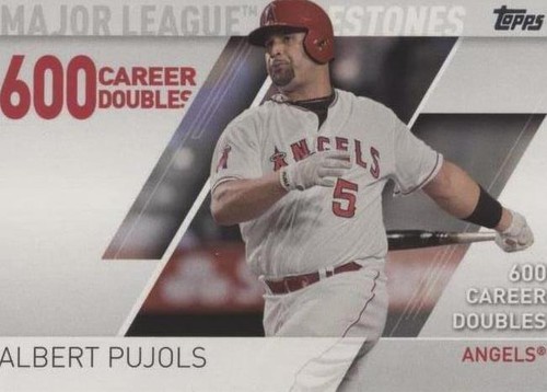 ALBERT PUJOLS Topps Rookie of the Week Cardinals 2 WS Rings