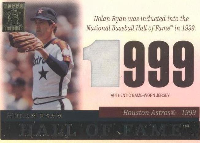 2004 Topps Tribute Hall of Fame - Nolan Ryan #TR-NRJ