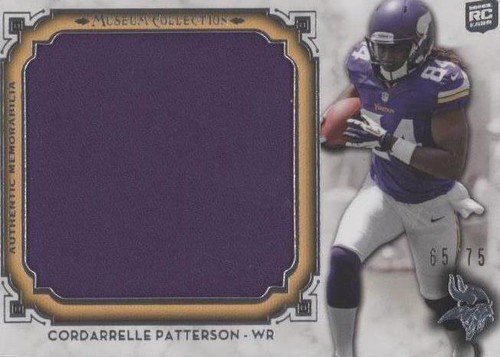 2013 Topps Museum Collection Cordarrelle Patterson #MJR-CP