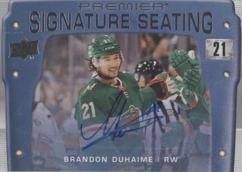 2021-22 Upper Deck Premier - Brandon Duhaime #PSS-BD