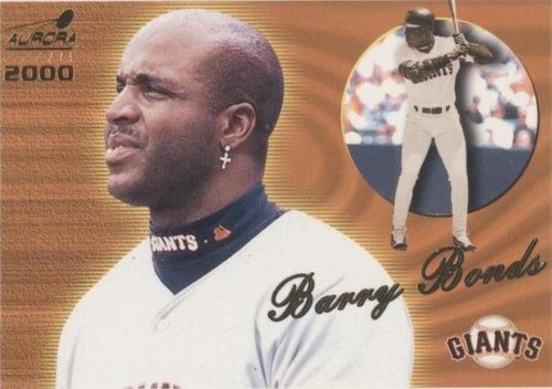 BARRY BONDS 2000 PACIFIC INVINCIBLE HOLOGRAPHIC PURPLE /299 #128 