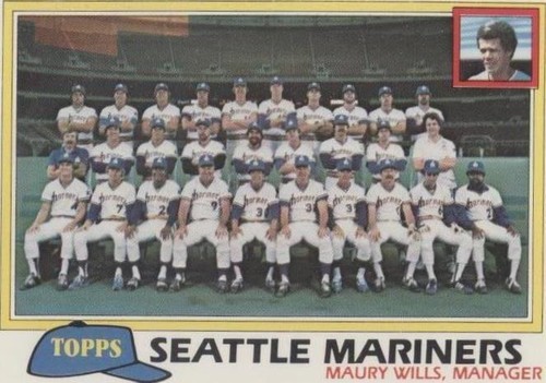 1981 Topps Team Checklists Sheet - Maury Wills #672