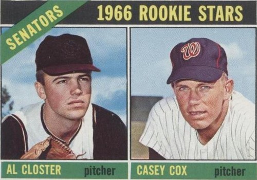 1966 Topps - Al Closter Casey Cox #549