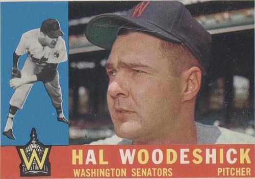 1960 Topps - Hal Woodeshick #454