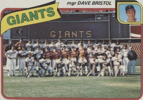 1980 Topps - Dave Bristol #499