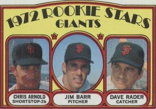1972 Topps - Chris Arnold Dave Rader Jim Barr #232