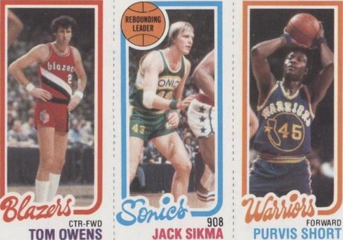 1980-81 Topps - Purvis Short/Jack Sikma/Tom Owens #100-225-201