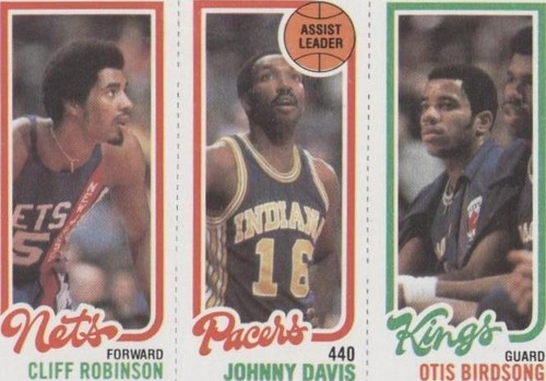1980-81 Topps - Cliff Robinson/Johnny Davis/Otis Birdsong #125-114-161