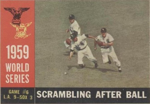 1960 Topps - Jim Landis Luis Aparicio Nellie Fox #390