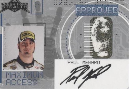 2007 Press Pass Stealth - Paul Menard #MA19