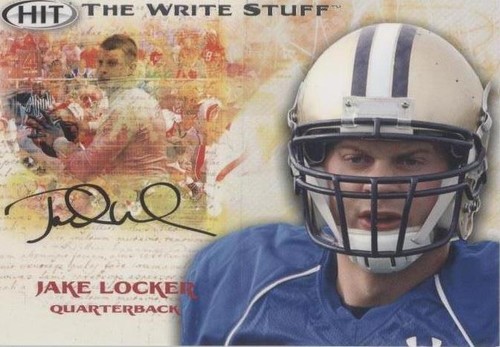 2011 SAGE Hit Jake Locker #WS 15