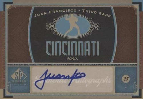 2012 SP Signature Edition - Juan Francisco #CIN 6