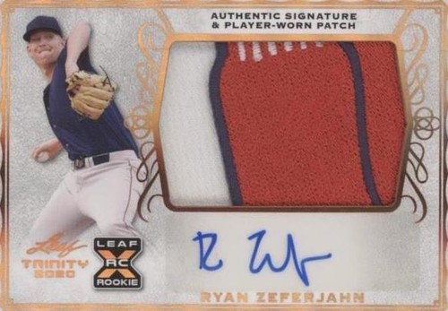 2020 Leaf Trinity - Ryan Zeferjahn #PA-RZ1