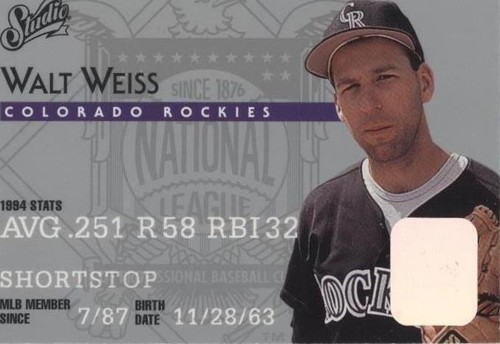 1995 Studio - Walt Weiss #161