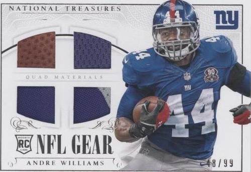 2014 Panini National Treasures Andre Williams #RGD-AW