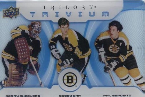 2023-24 Upper Deck Trilogy - Bobby Orr Gerry Cheevers Phil Esposito #TR-4
