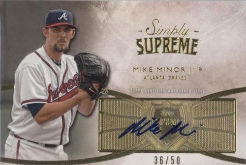 2014 Topps Supreme - Mike Minor #SSU-MM