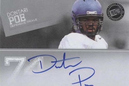 2012 Press Pass Dontari Poe #PPS-DP