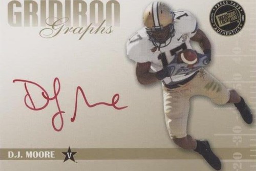 2009 Press Pass Signature Edition D.J. Moore #GG-DM