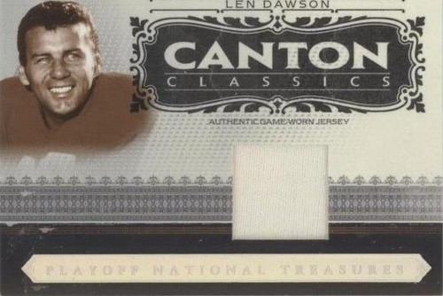 2006 Playoff National Treasures Len Dawson #CC-LD
