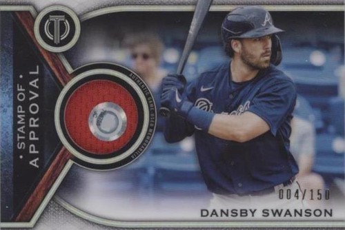 2021 Topps Tribute - Dansby Swanson #SOA-DS