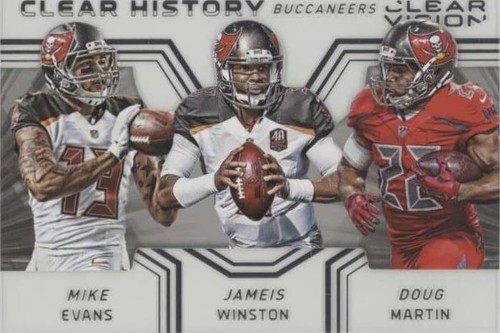 2016 Panini Clear Vision Doug Martin Jameis Winston Mike Evans #16