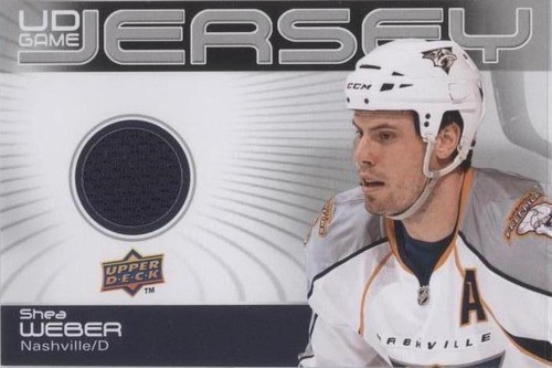 2010-11 Upper Deck - Shea Weber #GJ-SW