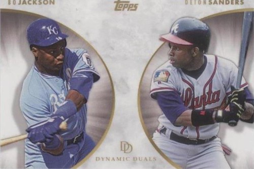 2022 Topps On Demand Dynamic Duals - Bo Jackson Deion Sanders #20