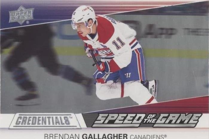 2021-22 Upper Deck Credentials - Brendan Gallagher #SG20