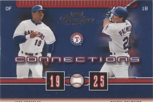 2003 Playoff Prestige - Juan González Rafael Palmeiro #C-64