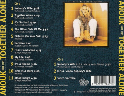 (134) Anouk   'Together Alone'- Rare Collectors Item 2CD/Video Edition 1997-New