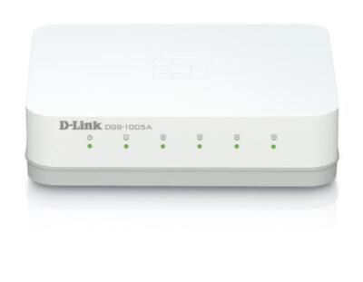 D-Link DGS-1005A 5 Port Gigabit Network Networking Unmanaged Switch Small