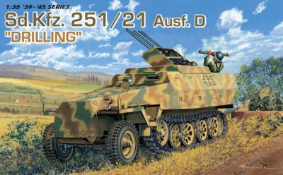 DRAGON 6217 1/35 Sd.Kfz.251/21 Ausf.D Drilling