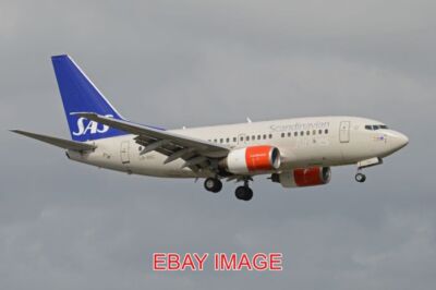 PHOTO  AEROPLANE BOEING 737-683 'LN-RRC' SCANDINAVIAN AIRLINES SYSTEM C/N 28300