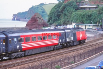 PHOTO  CLASS 43 HST VOAGER DAWLISH  FROM GUEST HOSE SUMMER 2002