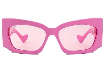 Pre-owned Gucci Gg1412s-003-62 Pink Pink Pink