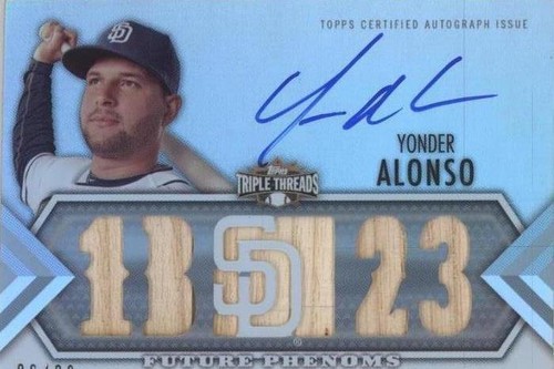 2012 Topps Triple Threads - Yonder Alonso #119