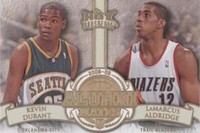 2008-09 Fleer Hot Prospects - LaMarcus Aldridge/Kevin Durant #AM-15