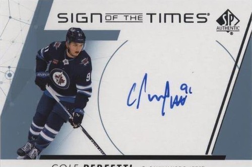 2022-23 SP Authentic - Cole Perfetti #SOTT-CP
