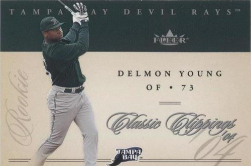 2004 Fleer Classic Clippings - Delmon Young #92