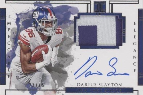 2020 Panini Impeccable Darius Slayton #EV-DS