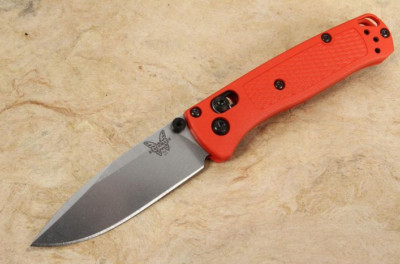Benchmade 533-04 MESA RED Mini Bugout AXIS Folding Knife 2.82'' S30V Pre-OWNED