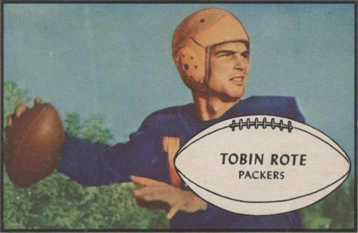 1953 Bowman Tobin Rote #28