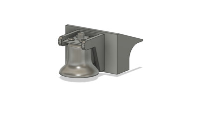 N Scale Train Parts - 2nd Gen Geep Hood Bell (Qty 2)