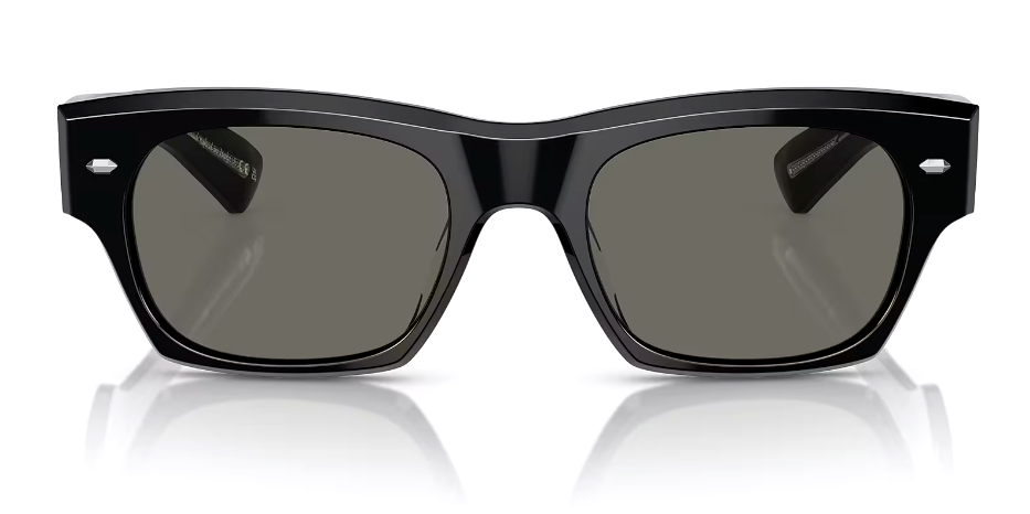 Pre-owned Oliver Peoples Kasdan Ov5514su 1492r5 51 Black/carbon Grey Sunglasses In Gray