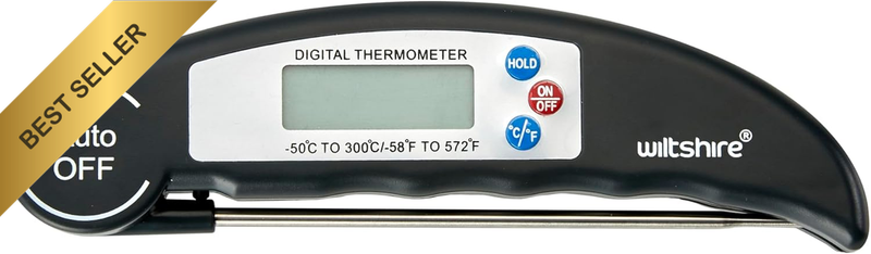 BBQ Digital Thermometer – Instant Read Meat Thermometer with Foldable Probe, Mag