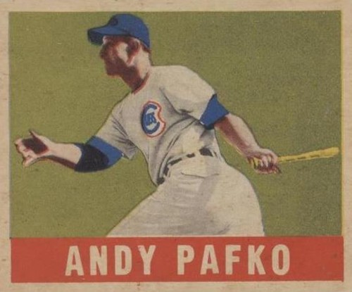 1949 Leaf Andy Pafko #125 Cubs Rookie Card ULTRA HIGH GRADE (OC
